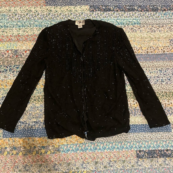 Vintage JMD NY 100% Silk Dress Jacket/Cover Up - Picture 1 of 6